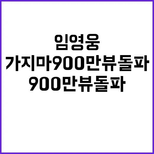 임영웅 가지마 900만뷰 돌파 사이다 창법 열창!