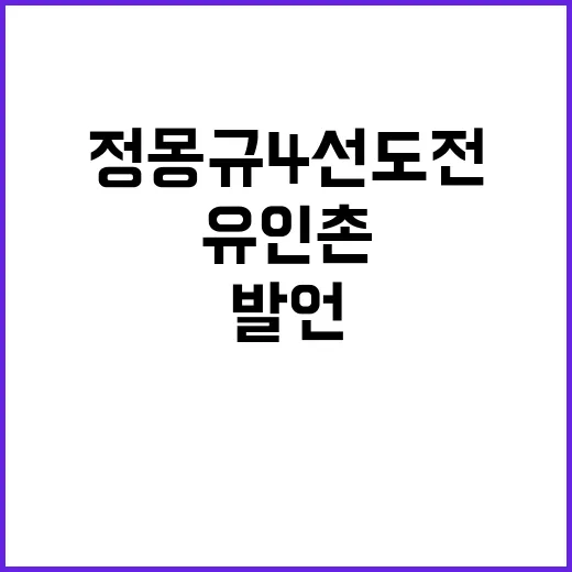 유인촌 발언 정몽규…