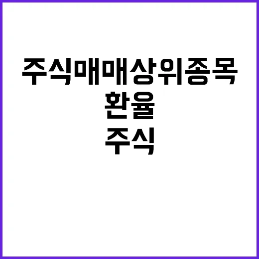 주식 매매 상위 종…