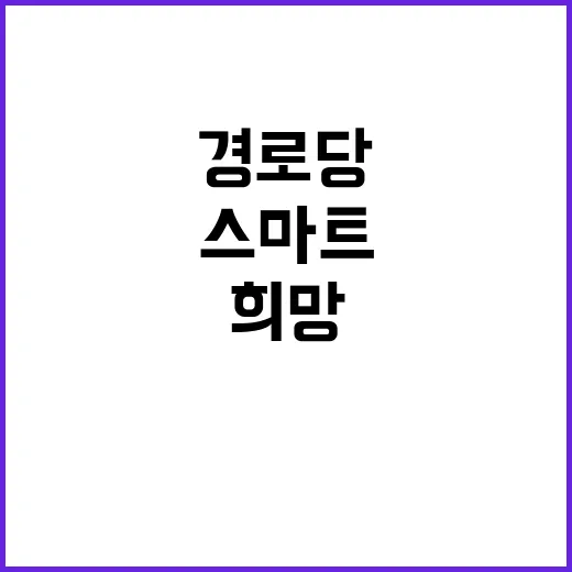 스마트경로당 비대면…