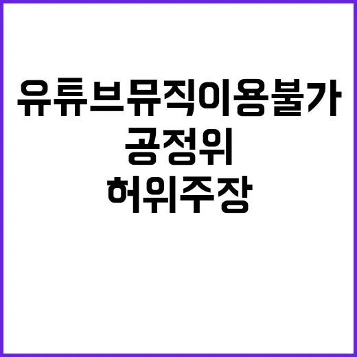 공정위 발표 유튜브…