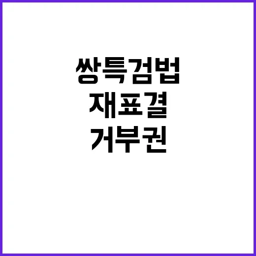 쌍특검법 거부권 v…