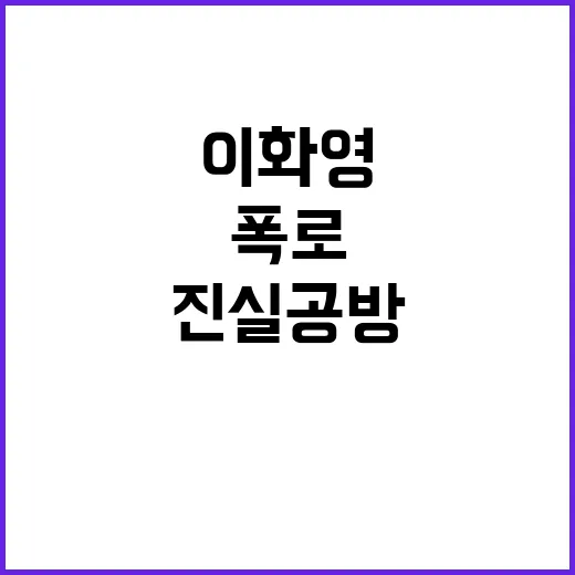 이화영 폭로 검찰과 진실 공방의 결말은?