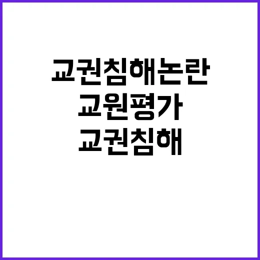 교권침해 논란 교원…