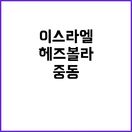 이스라엘헤즈볼라 전…