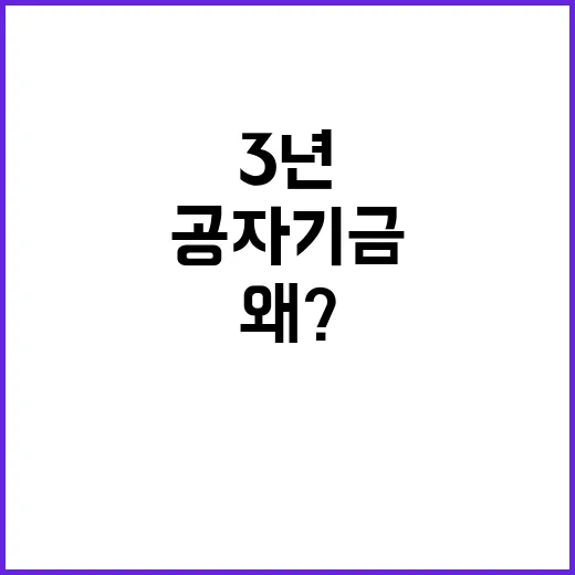 공자기금 예수금 3년 만에 8.9조원 감소! 왜?