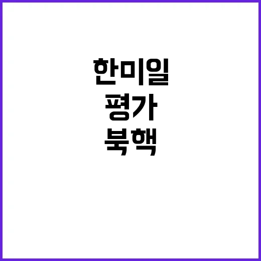 북핵보고서 한미일 …