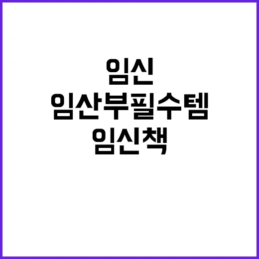 임산부 필수템 영양제 편안복 임신책 마사지기!