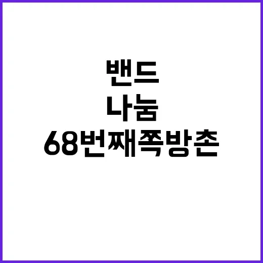 임영웅 밴드 나눔 …