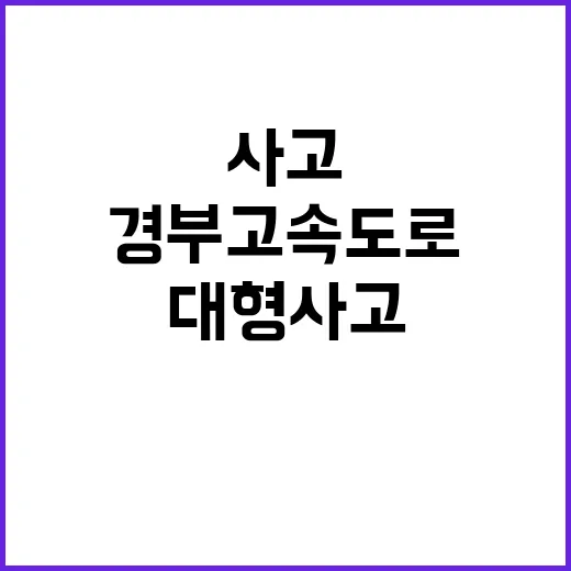 경부고속도로 대형 …