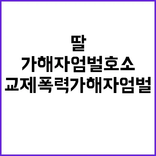 딸의 생일 엄마의 …