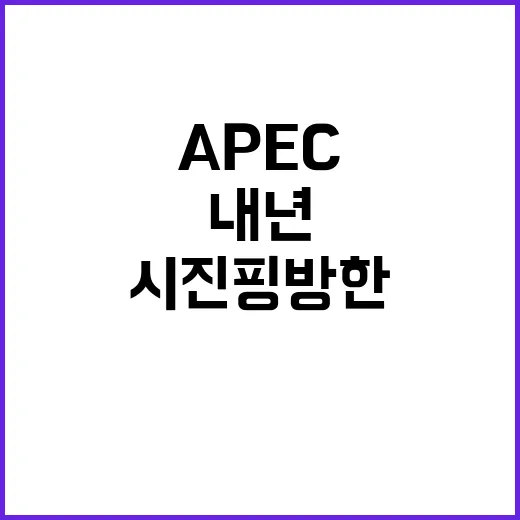 시진핑 방한 내년 APEC에서 열릴 가능성