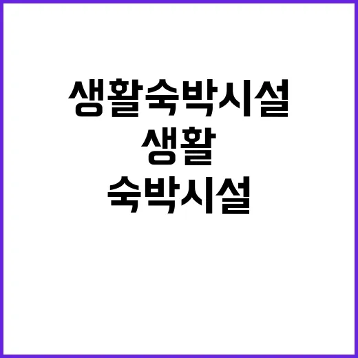 생활숙박시설 변화 …