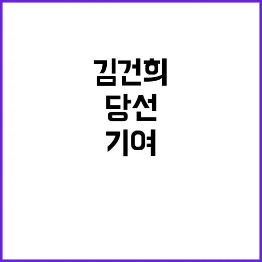 김건희 윤석열 당선…