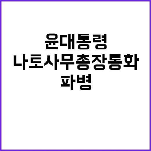 윤 대통령 나토 사…