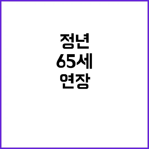 정년 연장 행안부의…