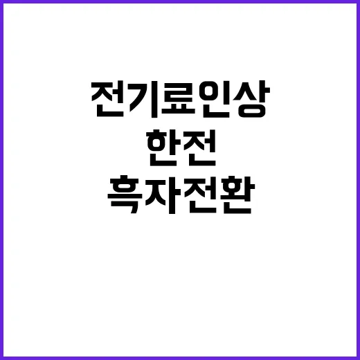 전기료 인상 소식 …