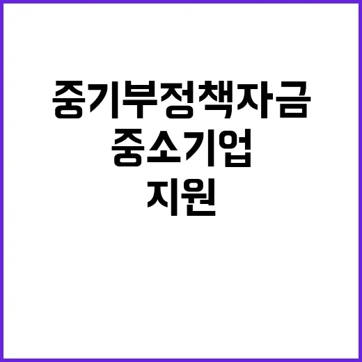 중소기업 지원 중기…