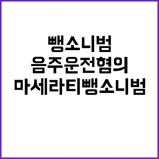 마세라티 뺑소니범 음주운전 혐의 추가 기소!