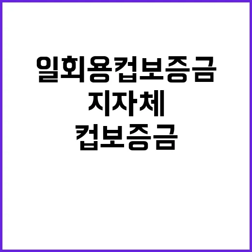 일회용컵 보증금 지…