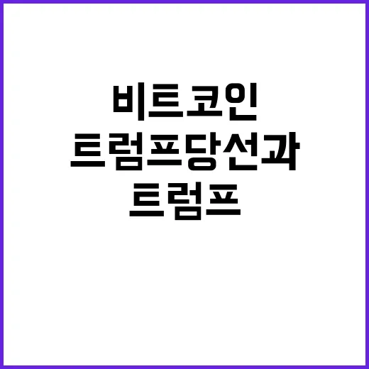 비트코인 트럼프 당…