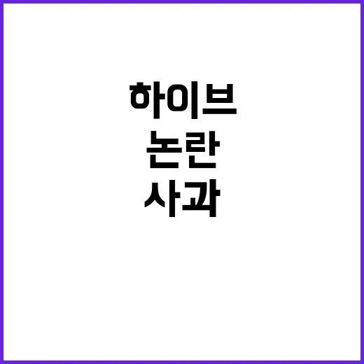 하이브 논란 이재상…