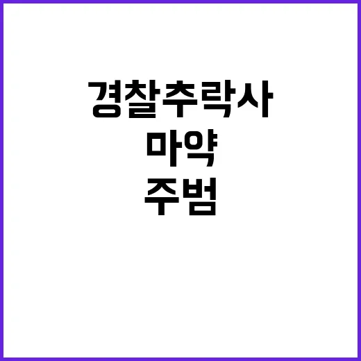 경찰 추락사 마약모임 주범들 최종 판결