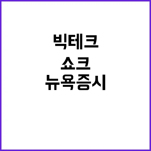 빅테크 쇼크 뉴욕 증시 할로윈 악몽 시작!