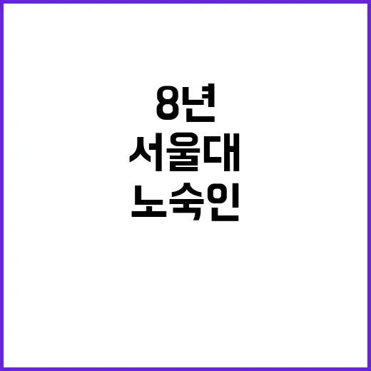 서울대 절도 노숙인…