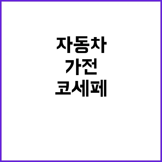 코세페 개막 자동차…