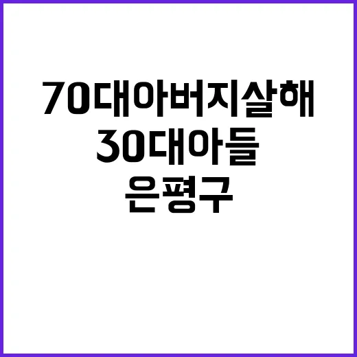 은평구의 충격 30…