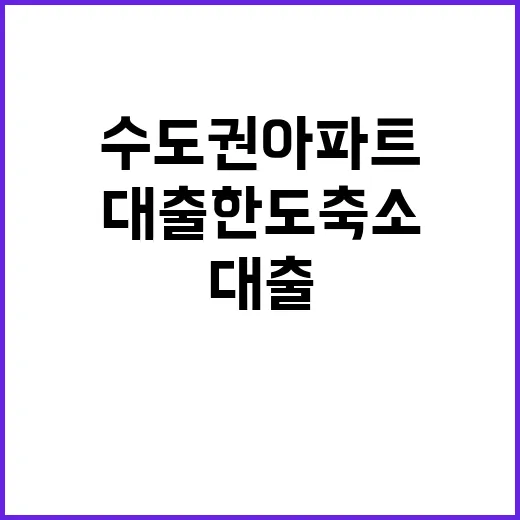 수도권 아파트 대출…