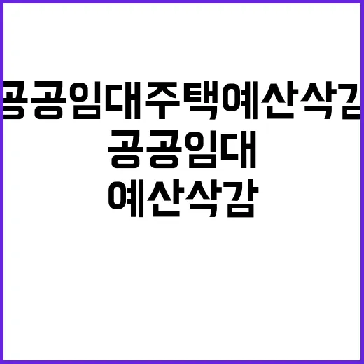 공공임대주택 예산 …