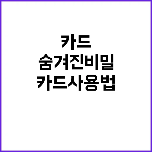 현금 카드 사용법의…