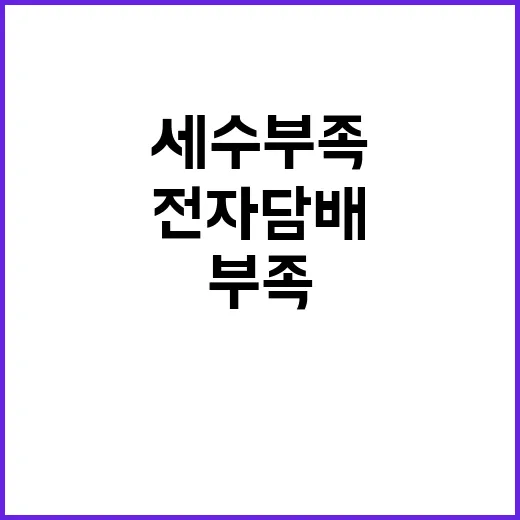 세수부족 전자담배 …