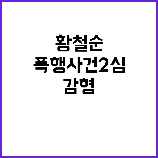 황철순 폭행 사건 …