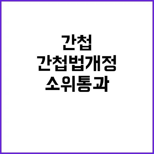 간첩법 개정 법사위…