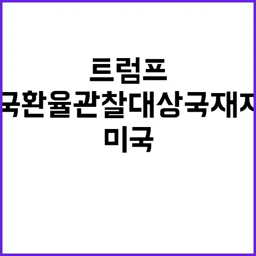 트럼프 미국 한국 …