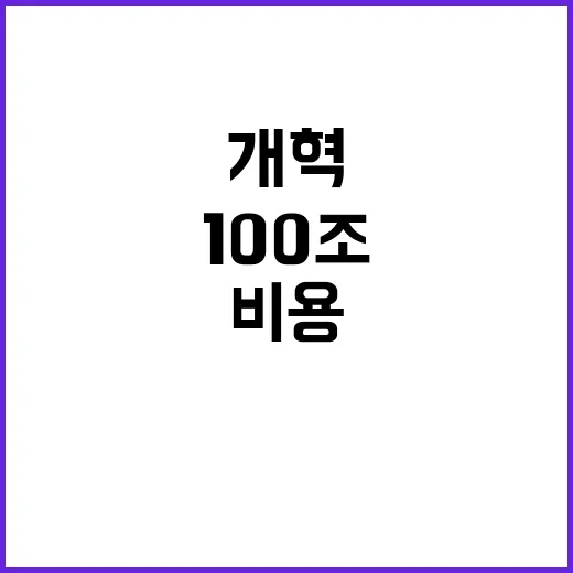 호봉제 개혁 사회적 비용 100조 줄이는 열쇠!