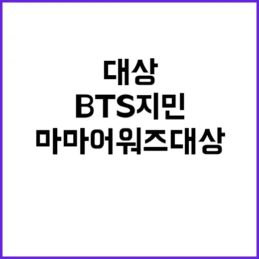 BTS 지민 마마 …