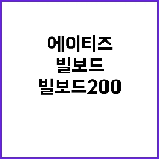 에이티즈 빌보드 2…