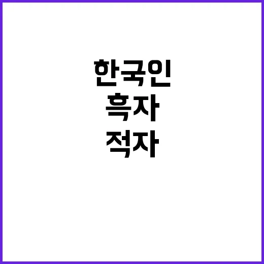 한국인 재정 전환점…