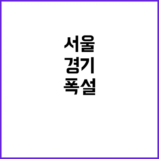 서울 폭설 41cm…