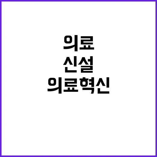 의대국 신설 의료 …