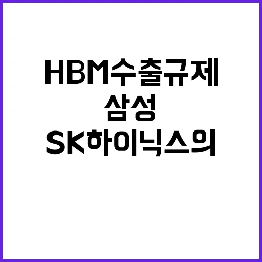 HBM 수출 규제 …