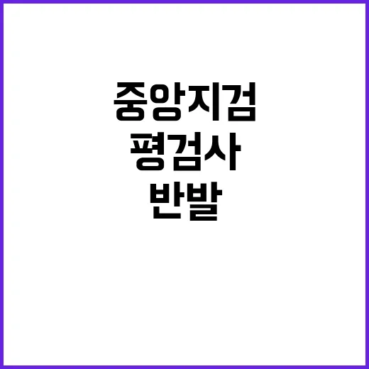 중앙지검 탄핵 사태 평검사 반발로 파장 확산!