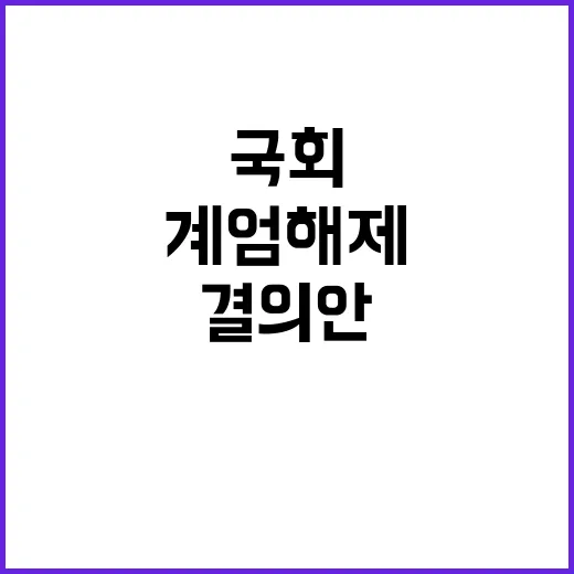 국회 결의안 계엄 …