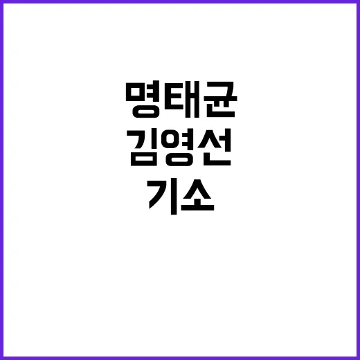 명태균·김영선 기소…