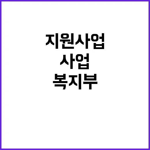 복지부 지원사업 성…