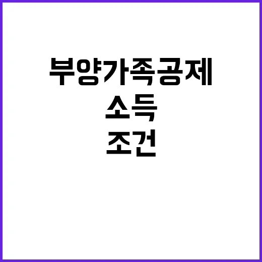 부모님 부양가족 공…